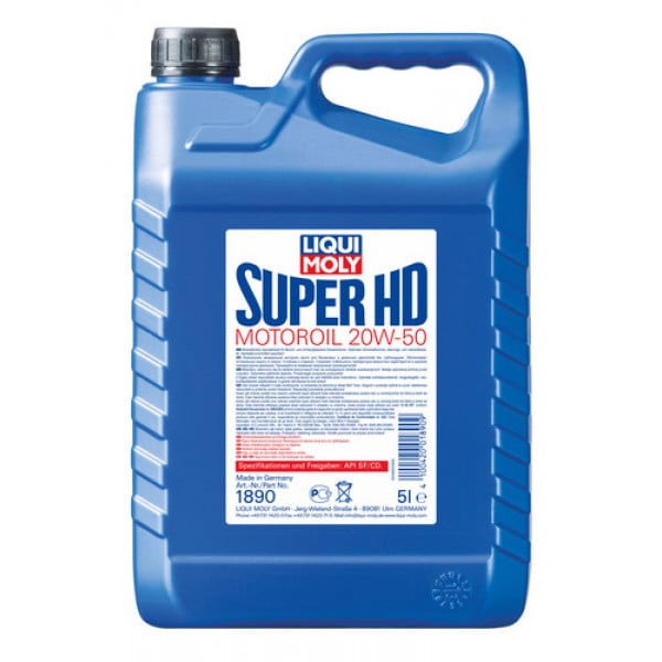 Ulei motor turisme Liqui Moly Super HD 20W50 5L