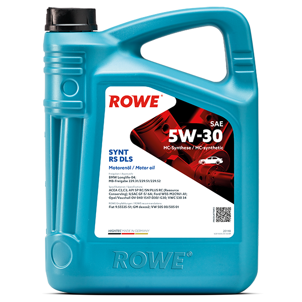 Ulei motor turisme Rowe HighTec Synt RS DLS 5W30 4L