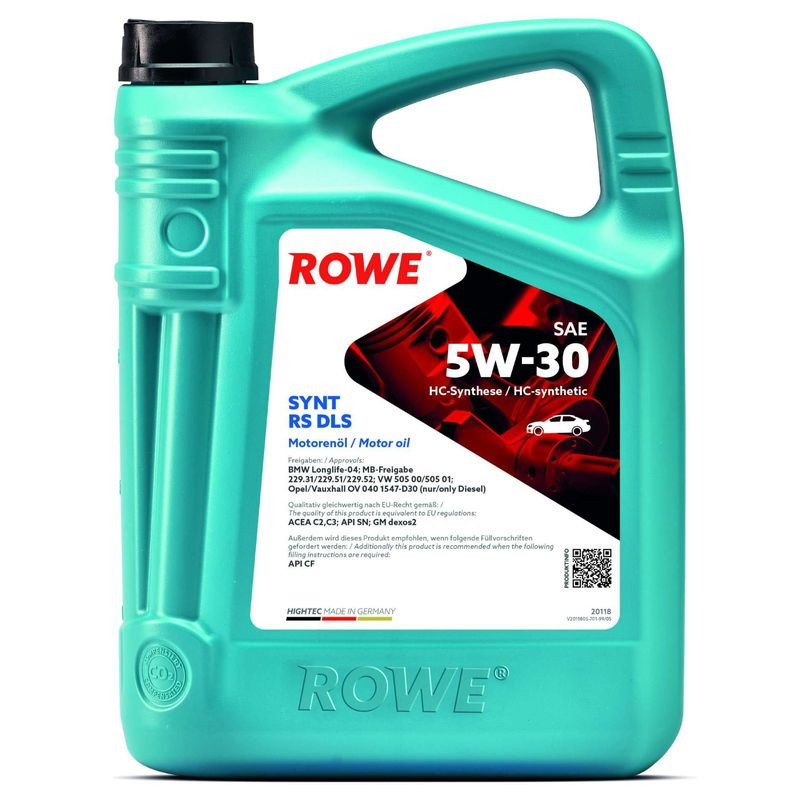 Ulei motor turisme Rowe HighTec Synt RS DLS SAE 5W30 5L