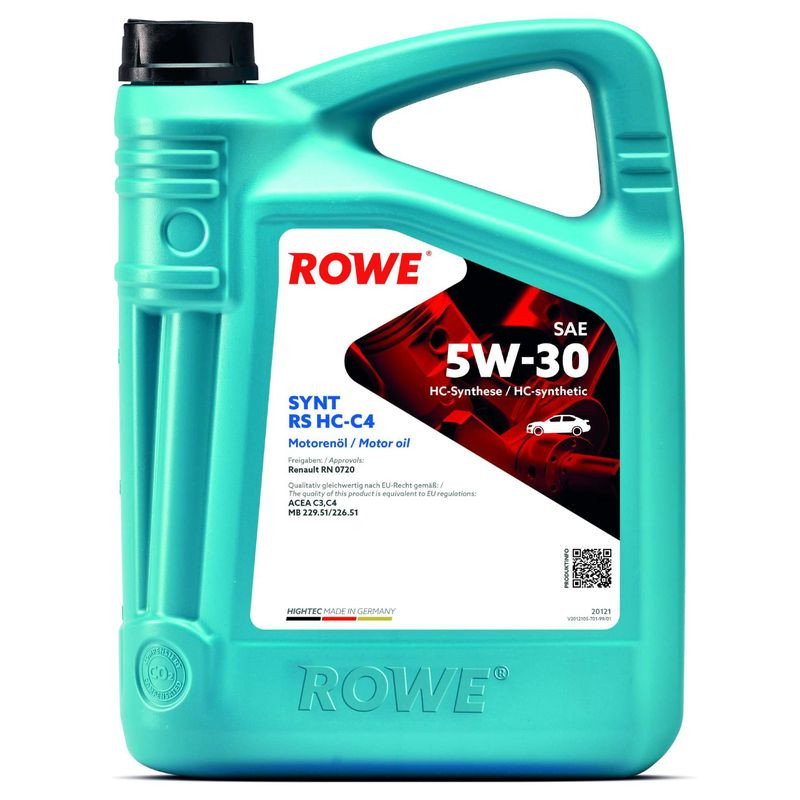 Ulei motor turisme Rowe HighTec Synt RS HC 5W30 4L