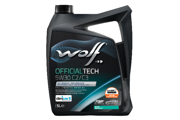 ULEI MOTOR WOLF OFFICIALTECH 5W30 C2 C3 5L