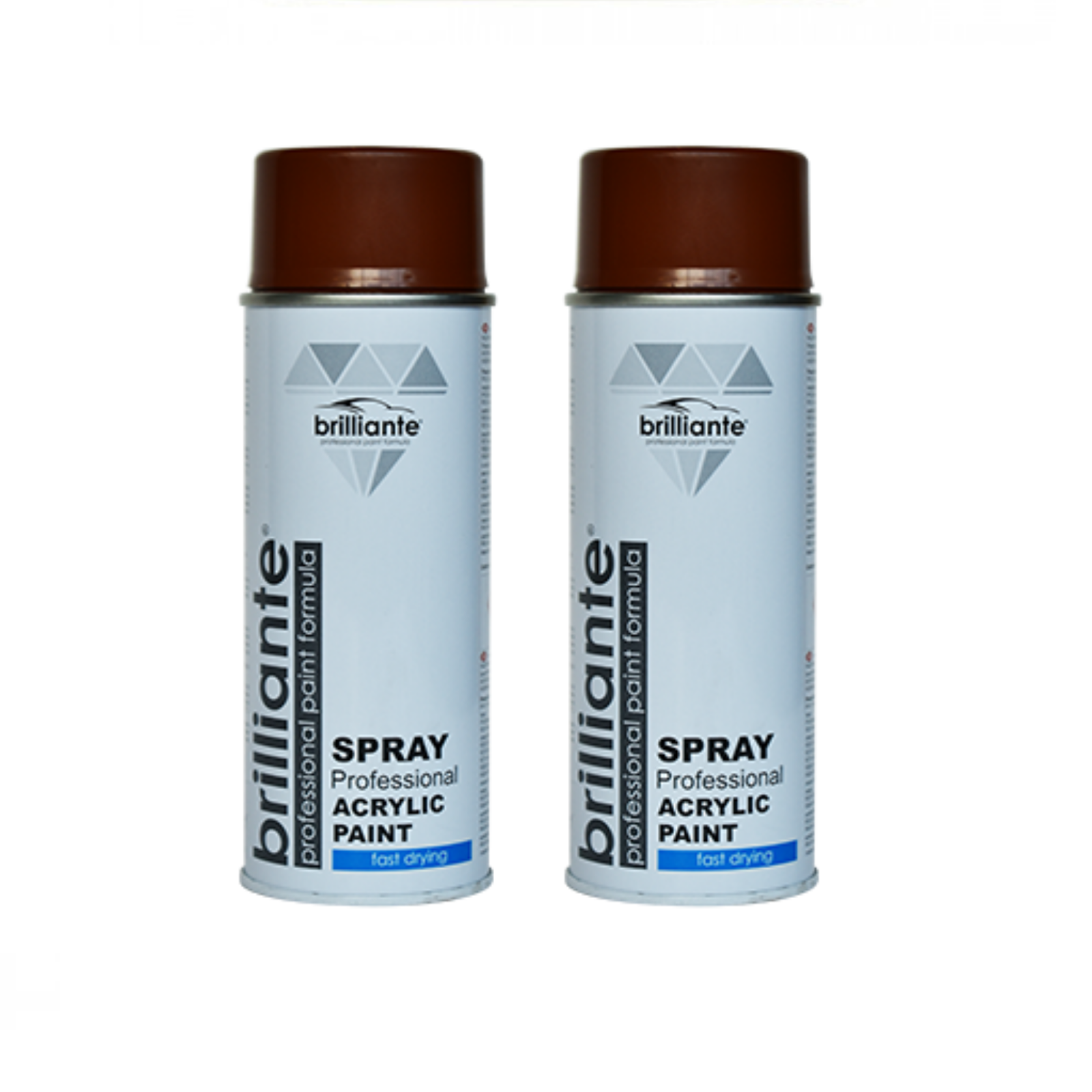 Pachet 2 x Vopsea Spray Brilliante Maro Teracota RAL 8003 400 ml