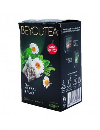 CEAIURI - BEYOUTEA CEAI HERBAL RELAX 20 DZ PIRAMIDA