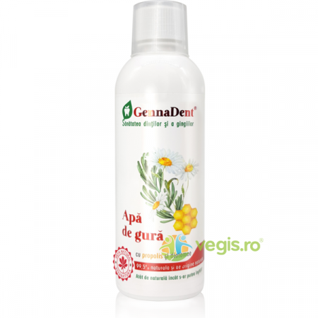 CREME CORP-MASAJ-MAINI -CALCAIE - GENADENT APA DE GURA CU PROP SI DIATOMEE 500 ML