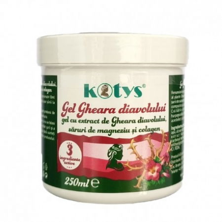 CREME ANTIINFLAMATOARE-CIRCULAȚIE - KOTYS GEL Q-GHEARA DIAVOLULUI 250ml