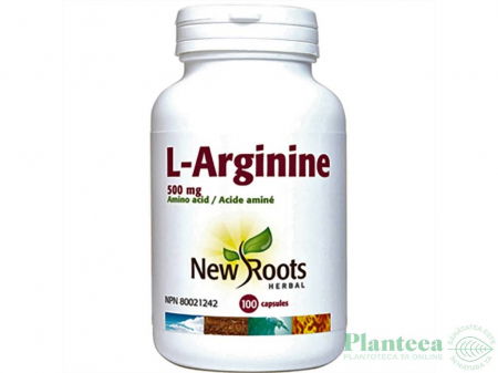 SUPLIMENTE DIVERSE - PROV L ARGININE NEW ROOT 500 MG 100 CPS
