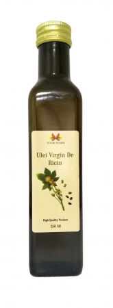 ULEIURI - TONIK ULEI DE RICIN - cold pressed (uz intern) sticla 250 ML