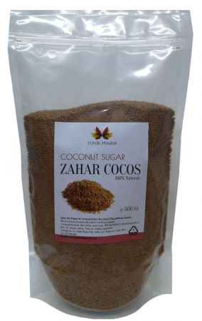 FOOD - TONIK ZAHAR FLOARE DE COCOS  NON GMO 500 G