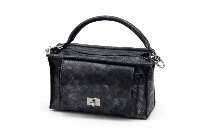 Boheme Blue Mystique – Geanta dama din piele naturala snake albastru [1]