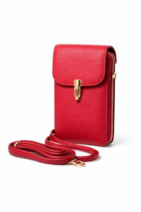 Borseta Crossbody Scarlet Rosie din piele ecologica [1]