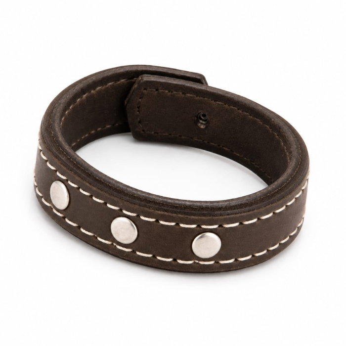 Bratara Rivet Silver, 3 Aplicatii, Piele Naturala [4]