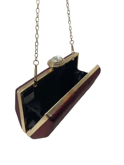 Geanta tip Clutch Dark Red Glam [5]