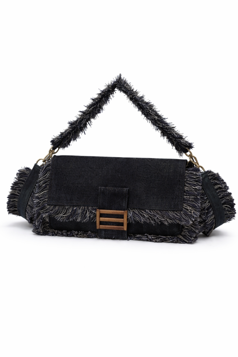 Geanta Casual de Blug Denim Rebel Black [1]