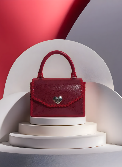 Geanta Casual de Mana Handmade Cool Valentine si Plic de Dama Cadou [1]