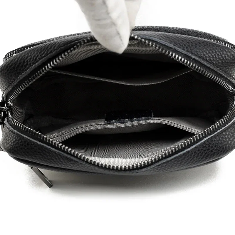 Geanta de Dama din Piele Naturala Neagra – Sofia Crossbody [6]