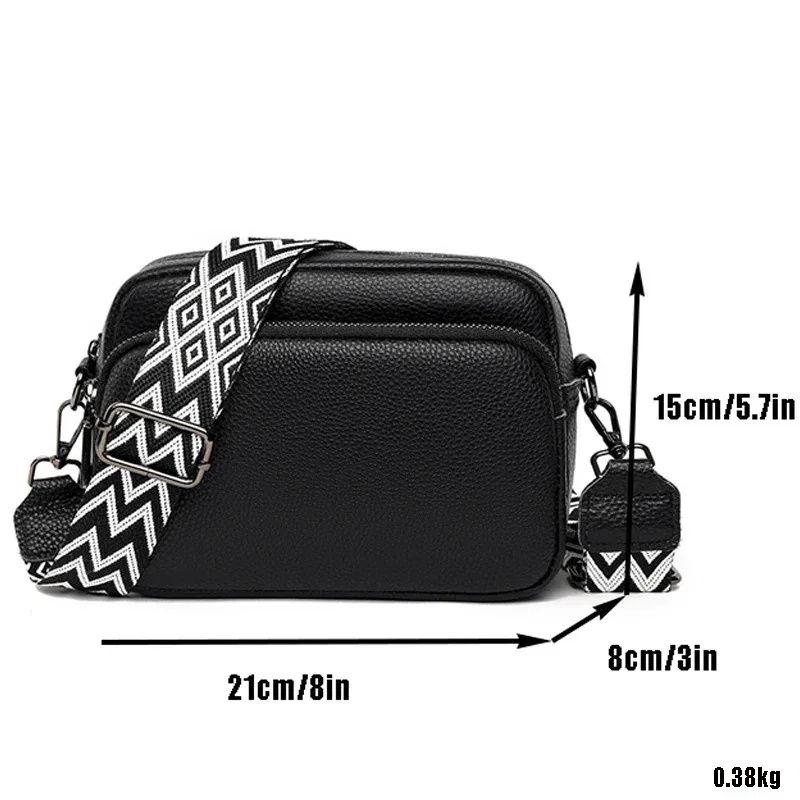 Geanta de Dama din Piele Naturala Neagra – Sofia Crossbody [5]