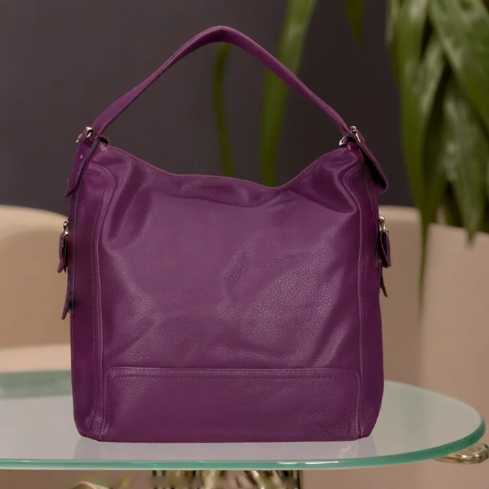 Geanta de Piele Ecologică Purple Grace [2]