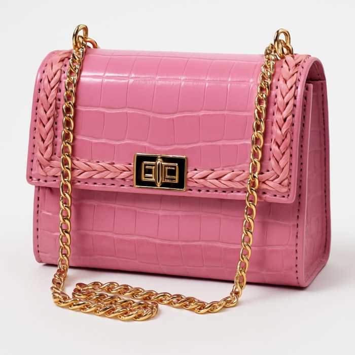 Geanta de umar Piele Mini Pink Mary [1]