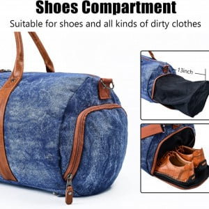 Geanta de voiaj,textil denim [10]