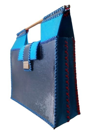 Geanta de Laptop Piele Blue Team [6]
