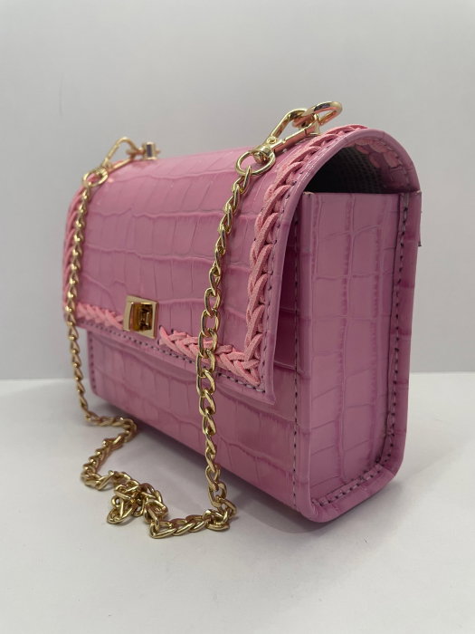 Geanta de umar Piele Mini Pink Mary [3]