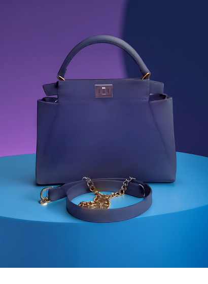 Geanta Piele Naturala Dilara Blue Mist [2]