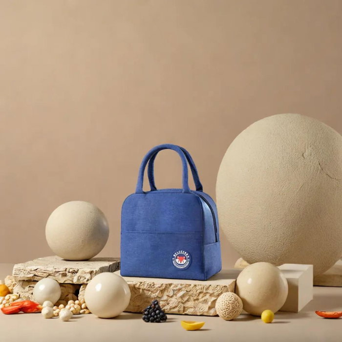 Geanta picnic denim albastru [3]