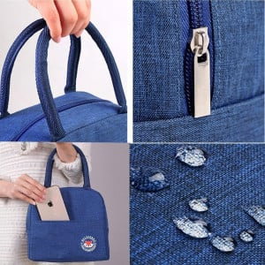 Geanta picnic denim albastru [6]