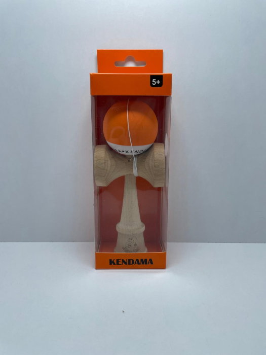 Kendama V3 Balance Hole, Portocaliu 18 cm [3]