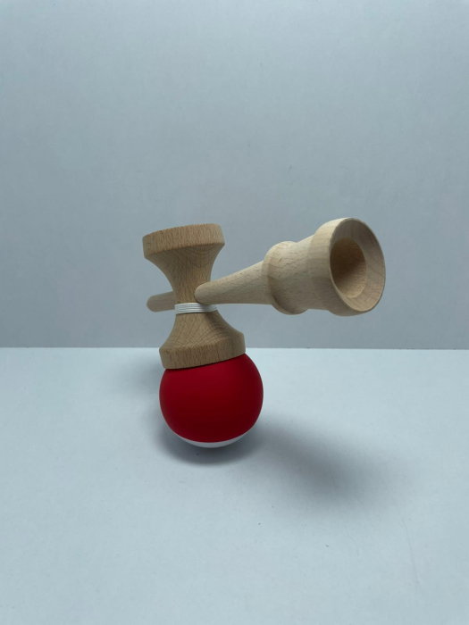 Kendama V3 Balance Hole, rosu 18 cm [4]