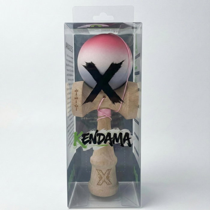 Kendama X Balance Hole Flippy 18 cm ,Gri alb roz pudra [2]