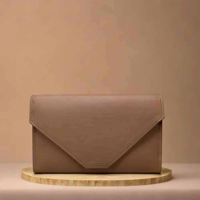 Plic de Damă din Piele Naturală Magnolia Beige [2]