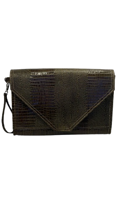 Plic de Dama Casual Emilia Croco Brown [5]