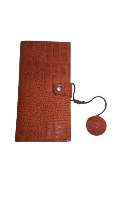 Portofel de Piele Lady Croco Coniac [1]