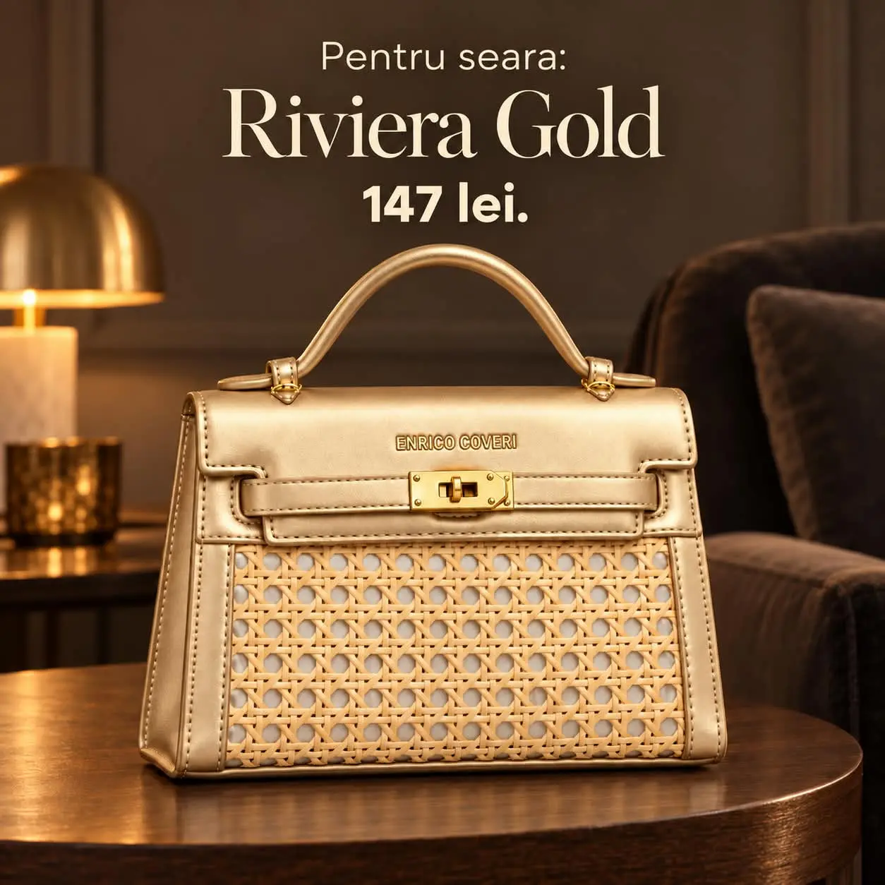 Riviera Gold, Geanta Aurie Enrico Coveri [4]