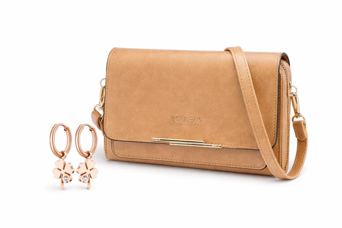 Set cadou elegant pentru femei – geanta Georgina si cercei trifoi [1]