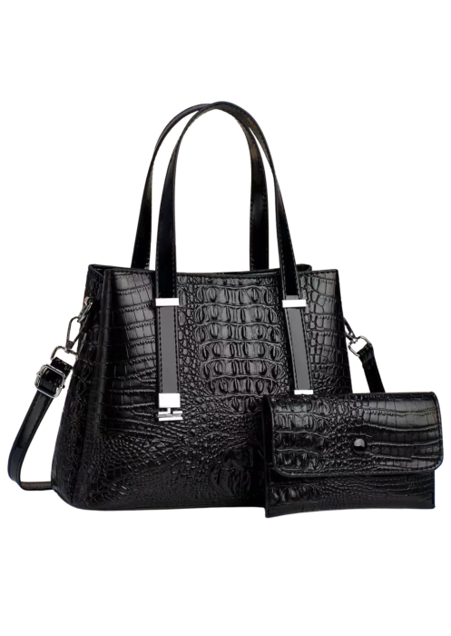 Set Geanta Dama Diana si portofel negru [1]