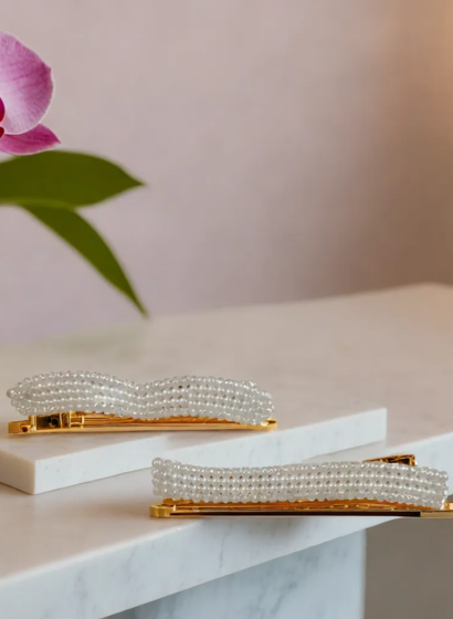Set Mary Clame de Par cu Perle [3]