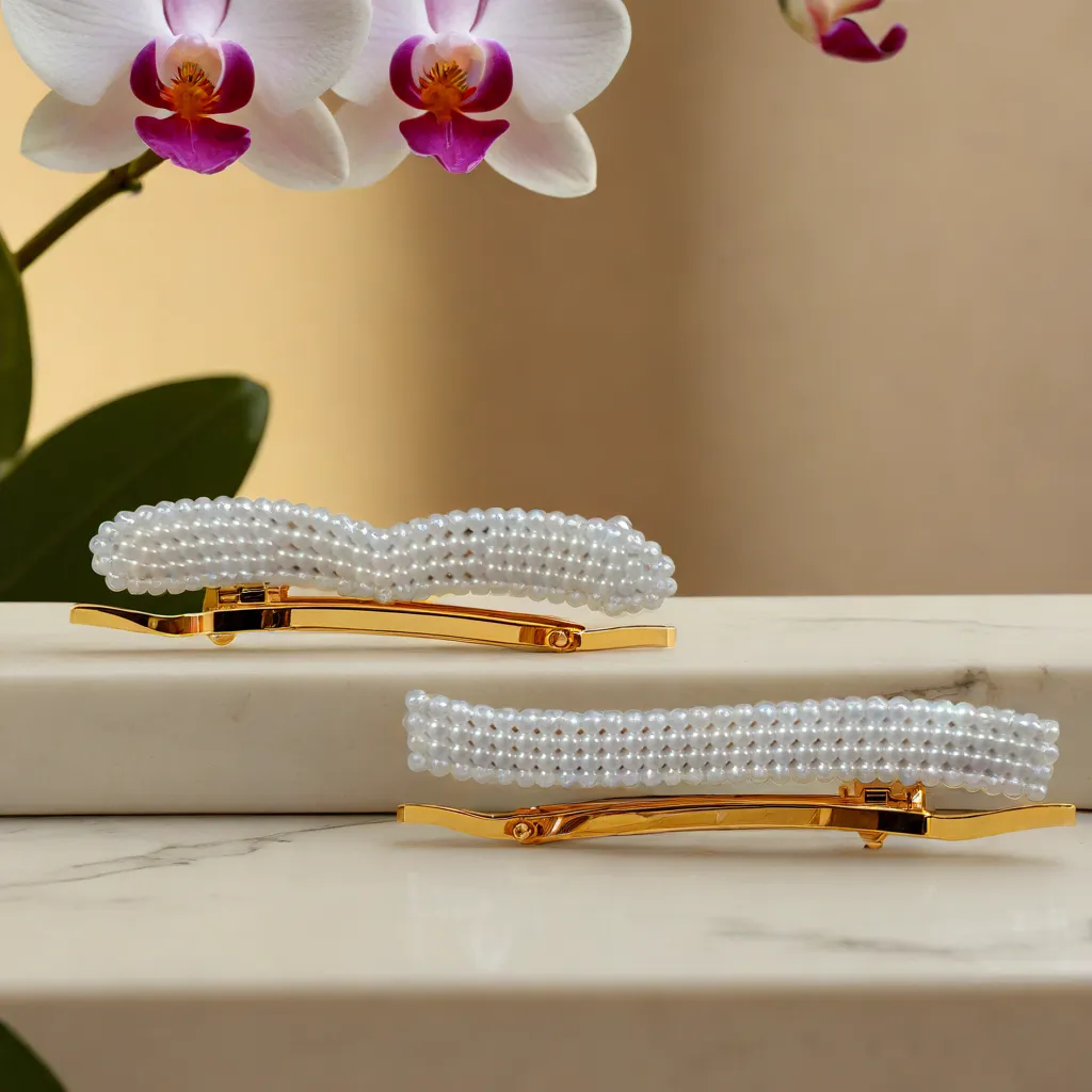 Set Mary Clame de Par cu Perle [4]