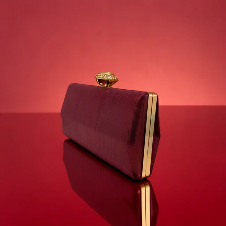 Geanta tip Clutch Dark Red Glam [2]