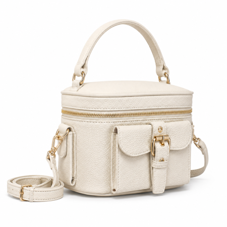 Cream Utility – Geanta Dama cu Buzunare Practice [4]