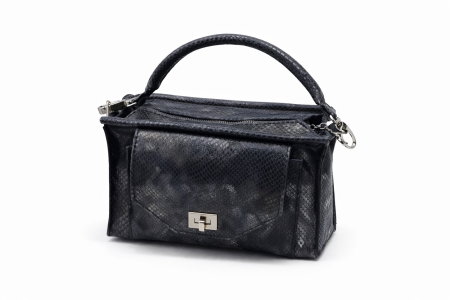 Boheme Blue Mystique – Geanta dama din piele naturala snake albastru