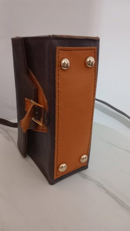 Dark Caramel — Geantă Handmade Piele Naturală Maro Ciocolatiu [6]