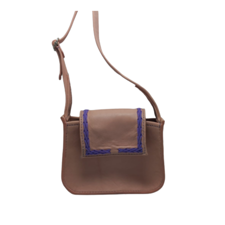 Atelier Edition - Geanta de femei roz pudra casual,curea reglabila de umar