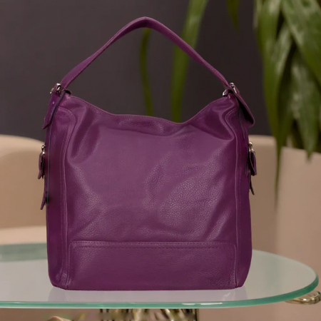 Geanta de Piele Ecologică Purple Grace [1]