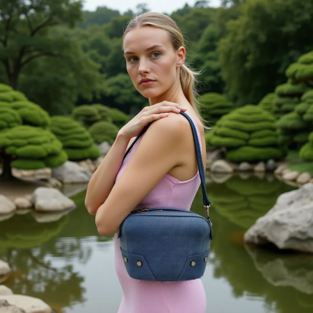 Geanta Denim Casual Crossbody [6]