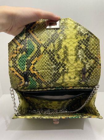 Geanta Dama Handmade Snake Verde [4]