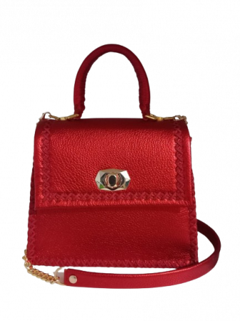 Geanta Handmade Piele Red Ceyda
