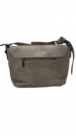 Geanta de Piele Ecologică Clara Beige Nisipiu [4]