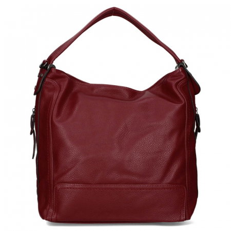 Geanta de Piele Ecologică Burgundy Grace [2]